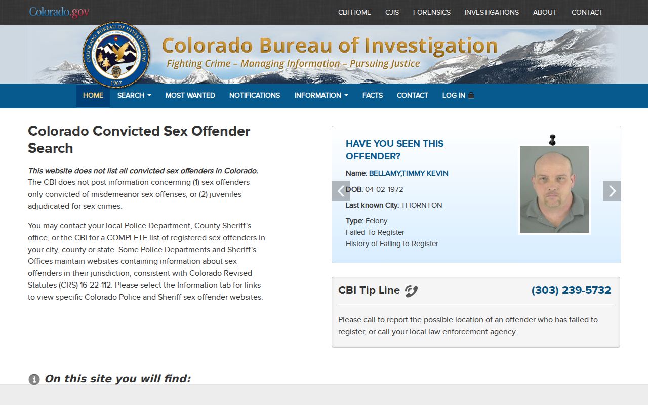 Denver residents directory Colorado registry search